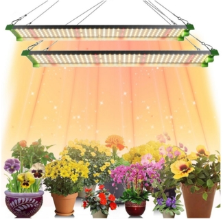 LMaxhome Pflanzenlampe LED Vollspektrum Wachstumslicht Dimmbar Grow Zimmerpflanzen Lampe 150W, Sonnenlicht-226LEDs Lm281B 5000K Gemüse Blumen Sämling Pflanzenlicht