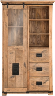 Vitrine Florenz Vintage - 100 cm - Mangoholz