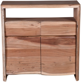 Kommode ALBERA Akazie Schubladenschrank Sideboard Wohnzimmer Schrank Baumkante