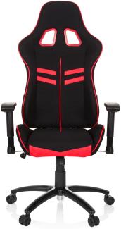 hjh OFFICE Gamingstuhl LEAGUE PRO I Stoff Schwarz/Rot