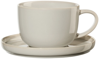 ASA Selection Teetasse Mit Unterteller, Tofu Coppa, L. 140mm, B. 140mm, H. 65mm