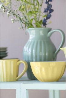 Farbauswahl Schale Schüssel Keramik Mynte 400 ml Ib Laursen 2078 04 lemonade gelb