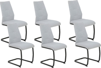 HELA Freischwinger Ariana, Esszimmerstuhl (Set, 6 St), Zertifizierter "Waterfree" Stoff - sehr Robust, 140 kg belastbar