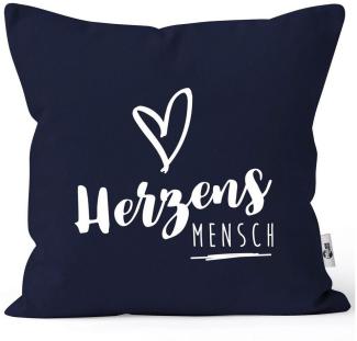 MoonWorks Dekokissen Kissenbezug Herzensmesch Herz Kissenhülle Geschenk Weihnachten Liebe Freundschaft Moonworks®