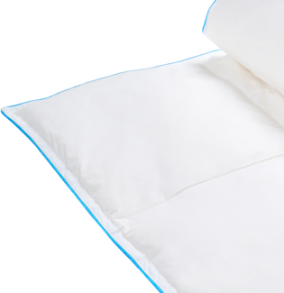 Leicht warme Bettdecke CERVINO Entenfedern und Daunen 200 x 200 cm