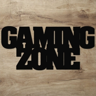 Namofactur LED Dekolicht Gaming Zone - Gamer Licht Wanddeko mit RGB Farbwechsel, LED fest integriert, RGB Farbwechsel, Wanddekoobjekt USB Wohnzimmer Leuchte mit Fernbedienung