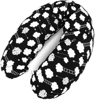 Amilian Stillkissen XXL 170 cm - Schwangerschaftskissen & Seitenschläferkissen mit Bezug, - Lagerungskissen - Nursing Pillow - Pregnancy Pillow, mit Füllung, Schlafkissen für Seitenlage - Körperkissen