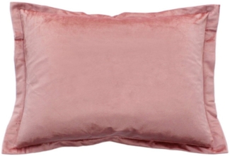 Haus und Deko Kissenbezug Kissenbezug Samt weich mit 2 cm Steg Kissenhülle Plüsch Deko Kissen, (1 Stück)