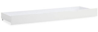 Homestyle4u Etagenbett mit Rollen 63x196 cm Bettkasten Holz Schublade Weiß Aufbewahrung