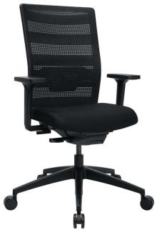 Topstar Bürodrehstuhl Drehstuhl Airwork schwarz-Teppichbodenrollen