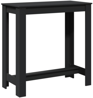 vidaXL Bartisch Schwarz 102x50x103,5 cm Holzwerkstoff 854410