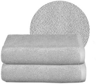 Beautex Handtuch Set Handtuch Set, Made in Europe, Frottier (Multischlaufen-Optik, Frottier Premium Set aus 100% Baumwolle 550g/m)
