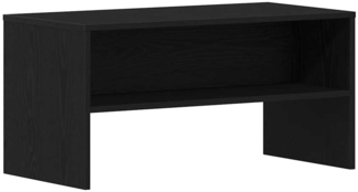 vidaXL TV-Schrank Schwarz Eiche-Optik 80 x 40 x 40 cm Holzwerkstoff 862393