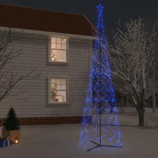 vidaXL LED-Weihnachtsbaum Kegelform Blau 3000 LEDs 230x800 cm 343515