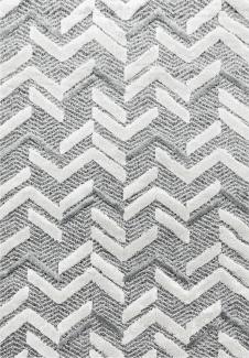 Hochflor Teppich Pepe Läufer - 80x150 cm - Grau