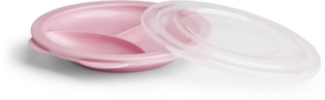 Herobility Eco Baby-Menüteller mit Deckel pink