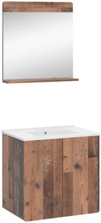 Badmöbel-Set Izan Oldstyle 3 Teile mit Spiegel Vicco