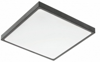 GTV Deckenleuchten 24W LED Deckenleuchte Deckenlampe IP44 für innen und Außen Eckig 30x30, Neutralweiß, 24w, 1680 Lumen, Neutralweiß 4000K, 300x300x45mm, eckig, Aluminium, IP44