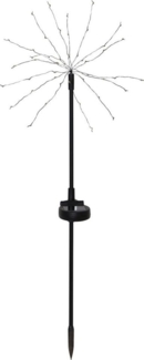LED-Solar-Dekoration"Firework", 2er Pack, schwarz, 45 warmwhite LED
