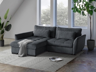 Beautysofa Ecksofa Caro, Lieferung beinhaltet die Einbringung in die Wohnung, 240 cm Corner Sofa, stilvoll Wohnzimmerecke