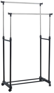 Kleiderständer Wäscheständer Garderobenständer 80 cm Breite Rollenständer mobil