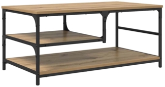Couchtisch, Sofatisch Artisan-Eiche 90 x 49 x 40 cm Holzwerkstoff