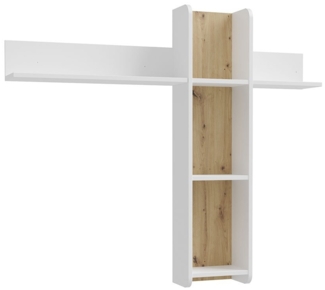 Wandboard Waldeck / Waridol, Holzwerkstoff, Weiß, 160 x 140 x 22 cm