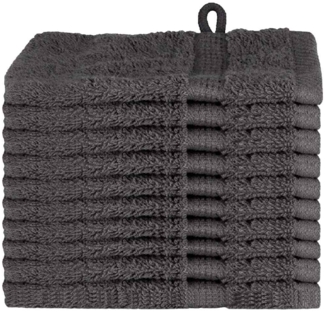 vidaXL Gästetuch SOLUND Anthrazit Baumwolle 137146