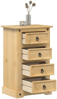 vidaXL Nachttisch Corona 53x39x84 cm Massivholz Kiefer 4005660