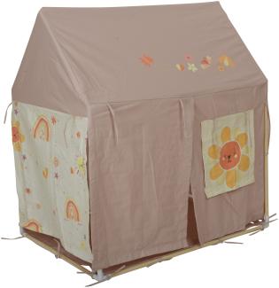 Spielzelt Blume YOKO - Spielhaus für Kinder - Polyester u. Baumwolle - L: 1,10m - H: 1,20m - beige