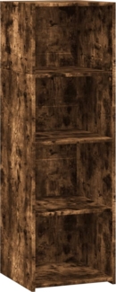 vidaXL Highboard Räuchereiche 40x41x124 cm Holzwerkstoff 846387