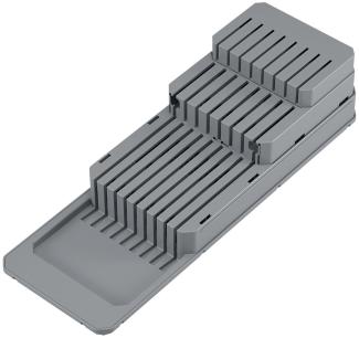 METALTEX 363225000 blade-fit Messer-Organizer / Messerhalter / Messerblock unbestückt