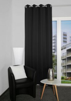 Home Basics Vorhang ATLANTIK, Ösen (1 St), blickdicht, Ösenschal Uni ATLANTIK