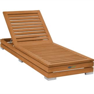 Gartenliege Korsika Teak Massivholz von Teako Design