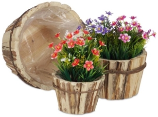 Holz Blumentopf in 3 Größen 10037601