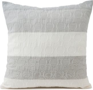 Kissenhülle RIO GRANDE silber (BL 40x40 cm)