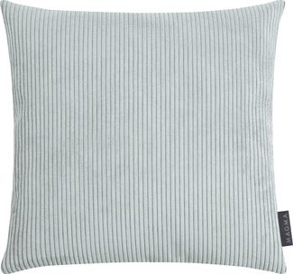 MAGMA Kissenhülle INGA - ca. 40 x 40 cm Cordstoff gestreift mint