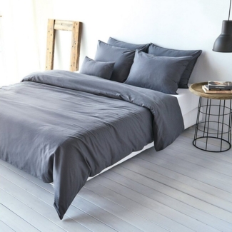 TRAUMSCHLAF Bettwäsche Cotton-Leinen, Leinen, 3 teilig, 30% Leinen