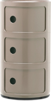 Kartell Componibili, Container 3-fächer, Taupe
