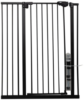 Dehner Hunde-Geschirr Treppenschutzgitter, 104x74-96.5 cm, Metall, größenverstellbar, zum Abtrennen von Räumen