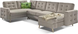 Asgard U, Ecksofa, Eckcouch, Beige