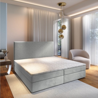 Masseno Boxbett GIARRO 160x200 cm mit Bonell Matratze und Topper