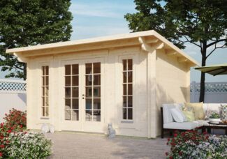 Fjordholz Gartenhaus Modell Jacob 44 B Schwedenrot