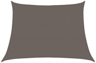 vidaXL Sonnensegel 160 g/m² Anthrazit 4/5x3 m HDPEE 311105