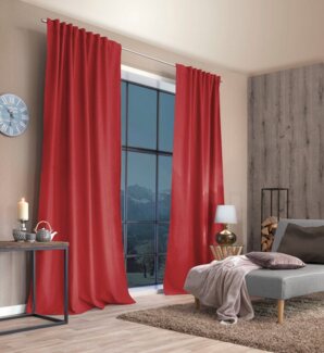 Home Basics Vorhang ESKIMO (1 St), Multifunktionsband, blickdicht, Thermostoff Uni ESKIMO