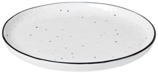 Broste Copenhagen Dessertteller Broste Copenhagen Salt mit Dots Dessertteller Ø 18 cm