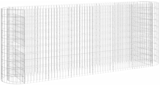 vidaXL Gabionen-Hochbeet Verzinktes Eisen 260x50x100 cm 152034