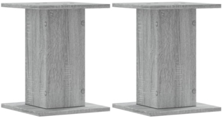 vidaXL Pflanzenständer 2 Stk. Grau Sonoma 30x30x40 cm Holzwerkstoff 3307851
