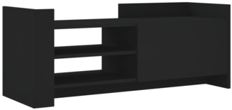 vidaXL TV-Schrank Schwarz 100x35x40 cm Holzwerkstoff 848375