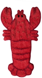 Sass & Belle Badematte Lobster, Höhe 10 mm, weich, getuftet, Polyester, Hummer, ca. 85x51 cm